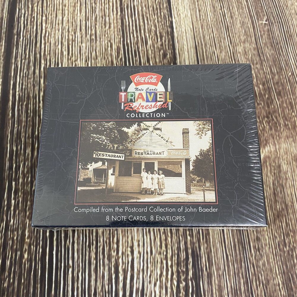 Coca-Cola 'Travel Refreshed' Collection Note Cards New